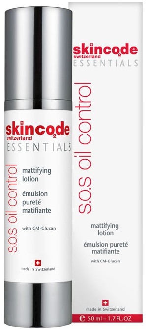 Матувальний лосьйон для обличчя - Skincode Essentials S.O.S Oil Control Mattifying Lotion — фото N1