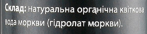 Гидролат для тела "Морковь" - ЧистоТел — фото N2