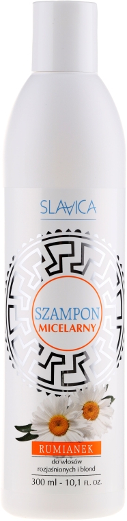 Мицеллярный шампунь для обесцвеченных и светлых волос "Ромашка" - Slavica Micellar Shampoo — фото N1