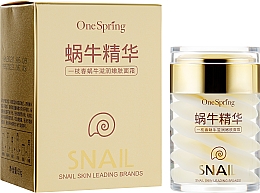 Омолаживающий крем для лица с муцином улитки - One Spring Snail Cream — фото N1