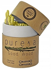 Бамбукові гігієнічні палички в тубусі, жовті - Puresa Good Wood — фото N1