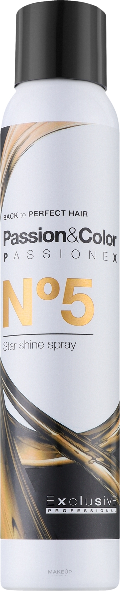 Спрей для блиску та кондиціонування - Exclusive Professional Passionex Passion&Color №5 Star Shine Spray — фото 200ml
