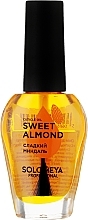 Парфумерія, косметика Олія для кутикули й нігтів з вітамінами "Солодкий мигдаль" - Solomeya Cuticle Oil Sweet Almond