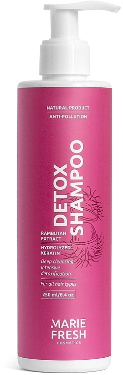 Шампунь для волосся "Детокс" - Marie Fresh Cosmetics Anti-Pollution — фото N1