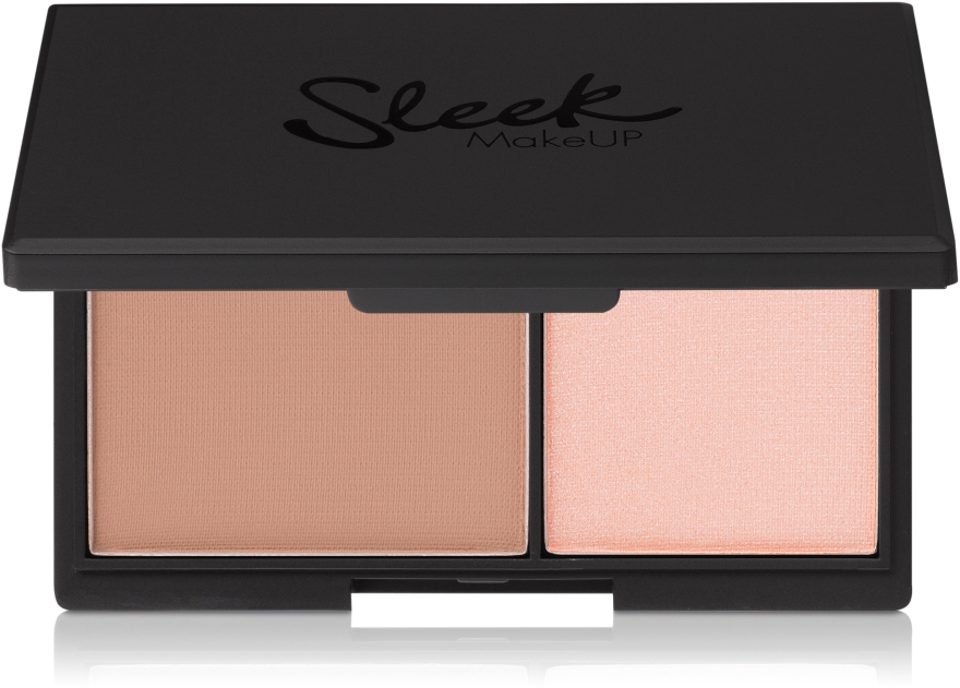 Матовая пудра и хайлайтер для лица - Sleek MakeUP Face Contour Kit