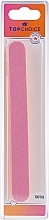 Пилочка для ногтей 100/180, розовая - Top Choice — фото N1