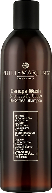 Шампунь антистресс для волос - Philip Martin's Canapa Wash De-Stress Shampoo — фото N1