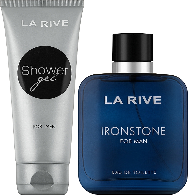 La Rive Ironstone For Men - Набір (edt/100ml + sh/gel/100ml) — фото N2
