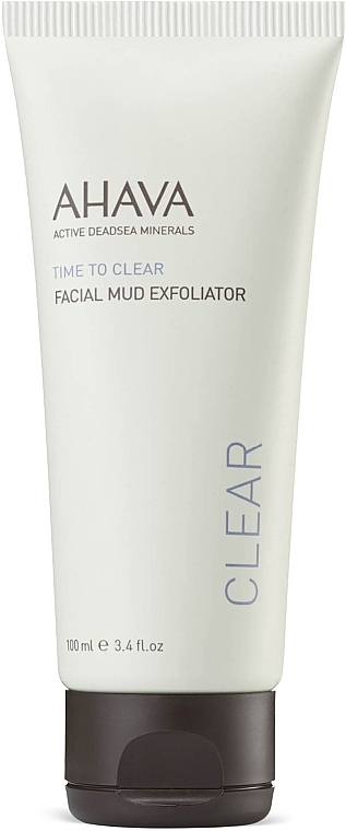 Грязьовий пілінг для обличчя - Ahava Time To Clear Facial Mud Eхfoliator — фото N1