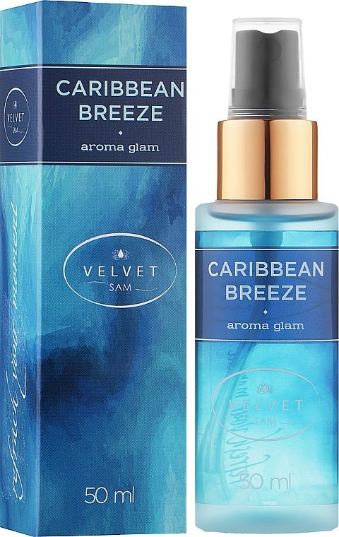 Аромаспрей для тіла «Caribbean Breeze» - Velvet Sam Aroma Glam — фото N2