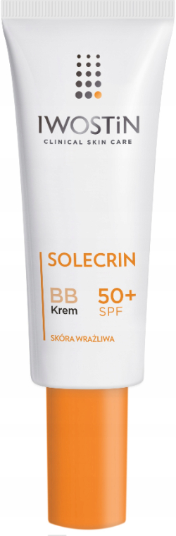 Захисний ВВ крем для обличчя SPF 50+ - Iwostin Solecrin BB Cream SPF 50+ — фото N1