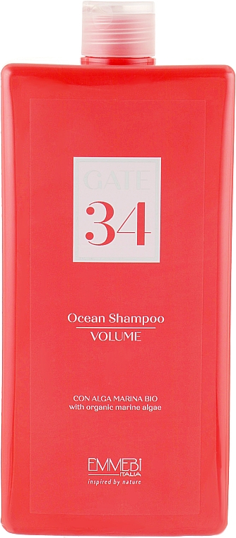 Шампунь для объема волос - Emmebi Italia Gate 34 Wash Ocean Shampoo Volume — фото N3