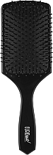 Щетка для волос 00755, черная - Eurostil Paddle Cushion Ball Plastic — фото N1