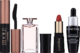 Парфумерія, косметика Lancome Idole - Набір (edp/5ml + mascara/2.5ml + f/conc/10ml + lipstick/1.6g)