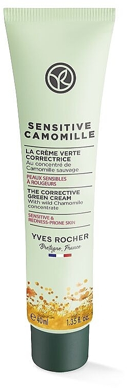 Крем-корректор для лица с ромашкой - Yves Rocher Sensitive Camomille Face Cream-Corrector — фото N1