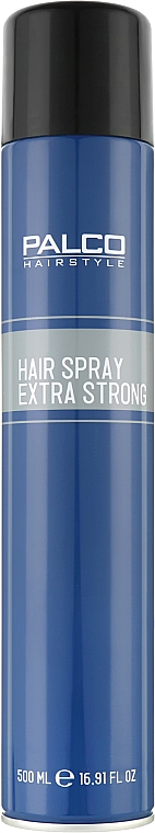 Лак для волосся екстрасильної фіксації - Palco Professional Hairstyle Hair Spray Extra Strong — фото N1