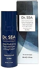 Парфумерія, косметика Зволожувальний ліфтинг-крем для чоловіків - Dr. Sea Ultra Hydrating Face And Eyes Lifting Cream