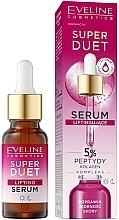 Сыворотка с пептидами и коллагеном - Eveline Cosmetics Super Duet Lifting Serum 5% Peptides & Collagen Complex — фото N2