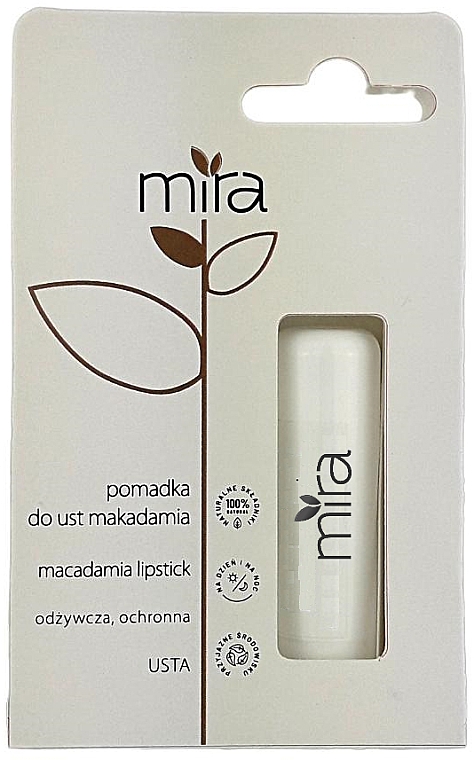 Помада для губ з олією макадамії - Mira — фото N2
