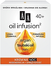 Духи, Парфюмерия, косметика Регенерирующий ночной крем - AA Oil Infusion Regenerating Night Cream 40+