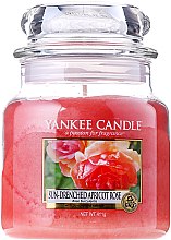 Ароматическая свеча в банке - Yankee Candle Sun-Drenched Apricot Rose — фото N2