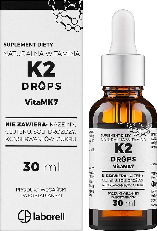 Харчова добавка "Вітамін K2 Drops", в краплях - Laborell — фото N2