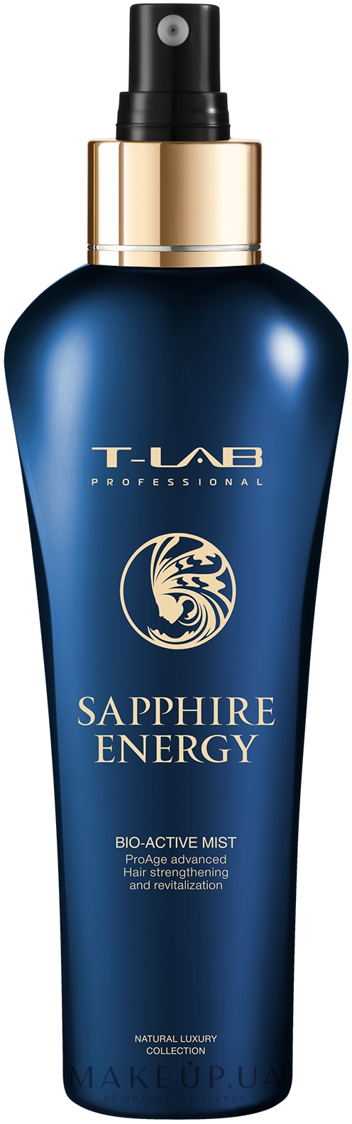Спрей для силы и анти-эйдж эффекта волос - T-Lab Professional Sapphire Energy Bio-Active Mist — фото 150ml