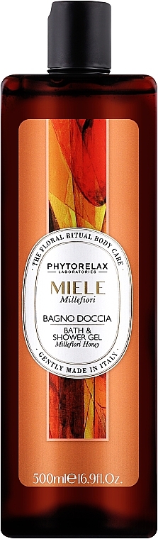 Гель для душа и ванны "Millefiori Honey" - Phytorelax Laboratories Floral Ritual Bath & Shower Gel — фото N1