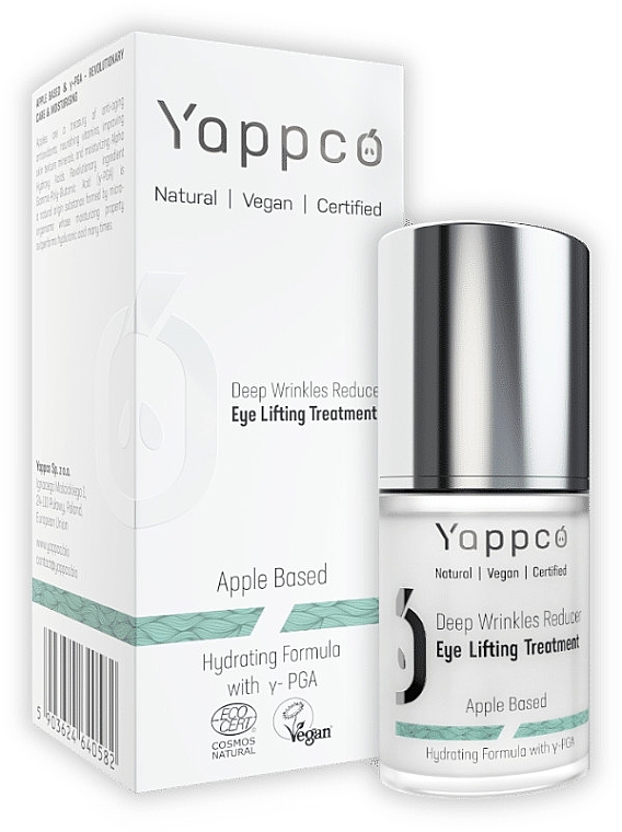 Разглаживающий крем для глаз - Yappco Deep Wrinkles Reducer Eye Lifting Treatment — фото N2