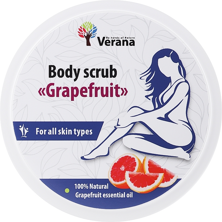 Скраб для тела "Грейпфрут" - Verana Body Scrub Grapefruit — фото N1
