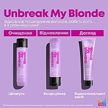 УЦЕНКА Восстанавливающий несмываемый уход для укрепления волос - Matrix Total Results Unbreak My Blonde Reviving Leave-in Treatment * — фото N6