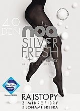 Парфумерія, косметика Колготки жіночі "Silver Fresh" з іонами срібла, 20 Den, nero - Knittex