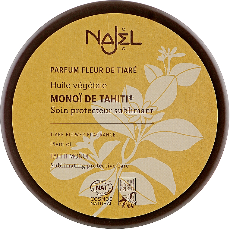 Масло монои де таити с ароматом тиаре - Najel Monoi de Tahiti Plant Oil