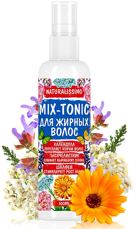 Микс-тоник для жирных волос - Naturalissimo Mix-Tonic — фото N2