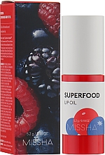 Олія для губ з екстрактом ягід - Missha Super Food Lip Oil Berry — фото N2