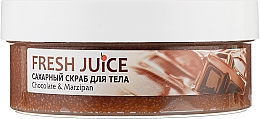 Духи, Парфюмерия, косметика УЦЕНКА Сахарный скраб для тела - Fresh Juice Chocolate and Marzipan *