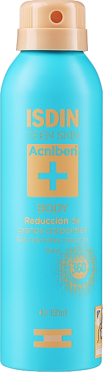 Спрей для тіла - Isdin Teen Skin Acniben Body Spray — фото N1