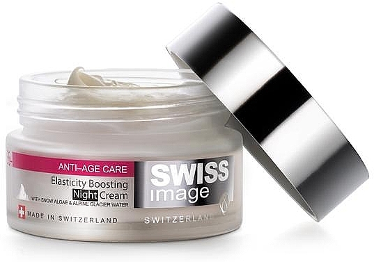 Антивозрастной ночной крем для лица - Swiss Image Anti-Age Care 36+ Elasticity Boosting Night Cream — фото N1
