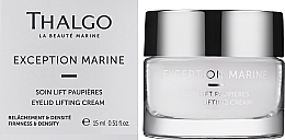 Інтенсивний антивіковий крем-ліфтинг для шкіри навколо очей - Thalgo Exception Marine Eyelid Lifting Cream — фото N2