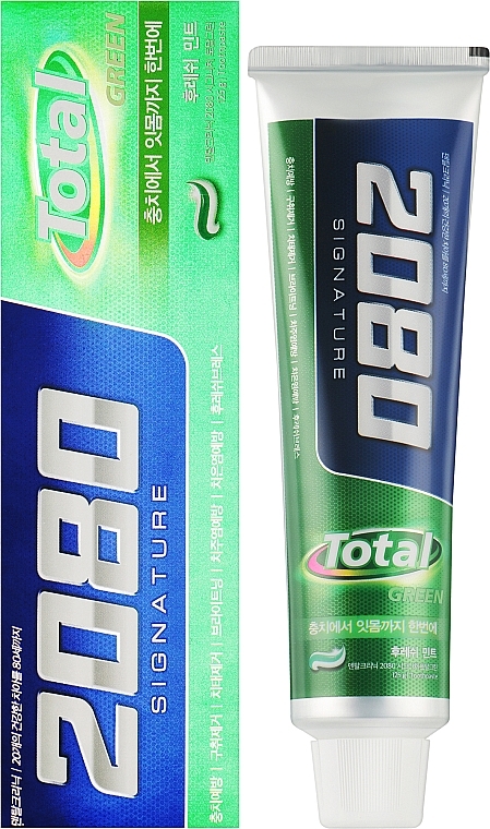 Зубная паста - Dental Clinic 2080 Signature Total Green Toothpaste — фото N2