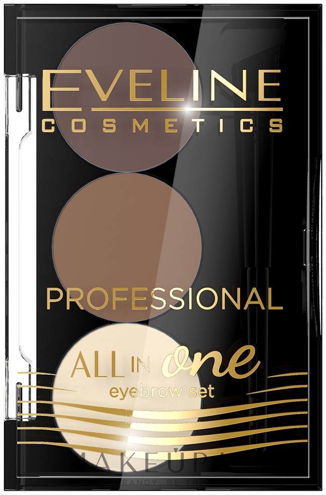 Професіональний набір для стилізації брів - Eveline Cosmetics All In One Professional Eyebrow Set — фото 02