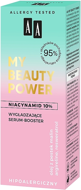 Розгладжувальна сироватка-бустер для обличчя - AA My Beauty Power Niacinamide 10% Smoothing Serum-Booster — фото N4