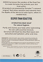 Мыло увлажняющее на основе грязи Мертвого моря - Ahava Deadsea Salt Hydrating Mud Soap — фото N3