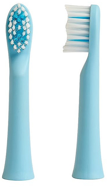 Насадки для электрической зубной щетки, голубые, 2 шт - Smiley Light — фото N1