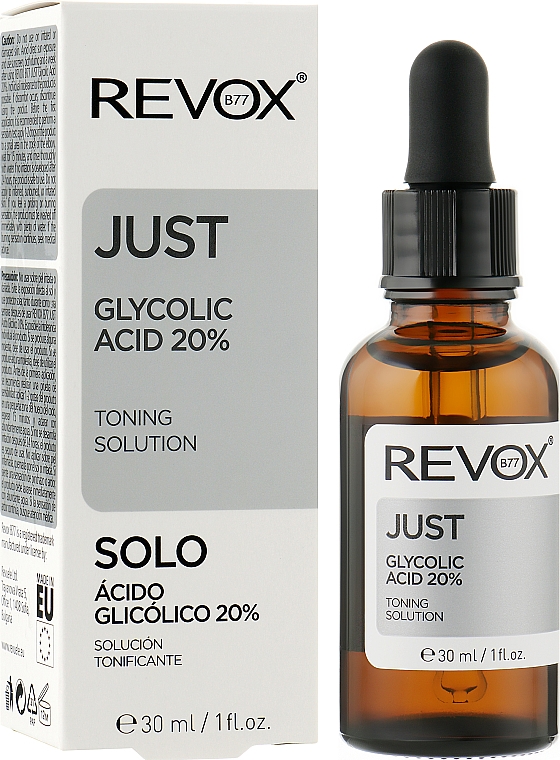 Пілінг для обличчя з гліколевою кислотою 20% - Revox B77 Just Glycolic Acid 20% — фото N2