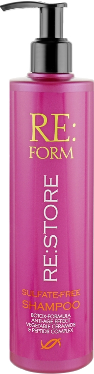 Бессульфатный шампунь для восстановления волос - Re:form Re:store Sulfate-Free Shampoo