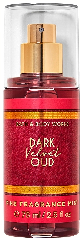 Парфюмированный спрей для тела - Bath & Body Works Dark Velvet Oud Fine Fragrance Mist (мини) — фото N1