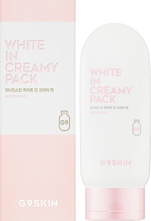 Маска для обличчя і тіла, освітлювальна  - G9Skin White In Creamy Pack — фото N2