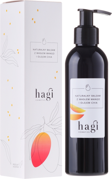 Натуральний лосьйон для тіла з олією манго та чіа - Hagi — фото N1
