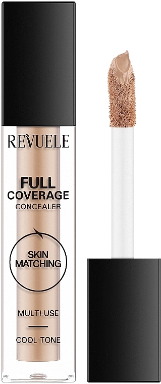 Рідкий консилер для обличчя - Revuele Full Coverage Liquid Concealer — фото N1